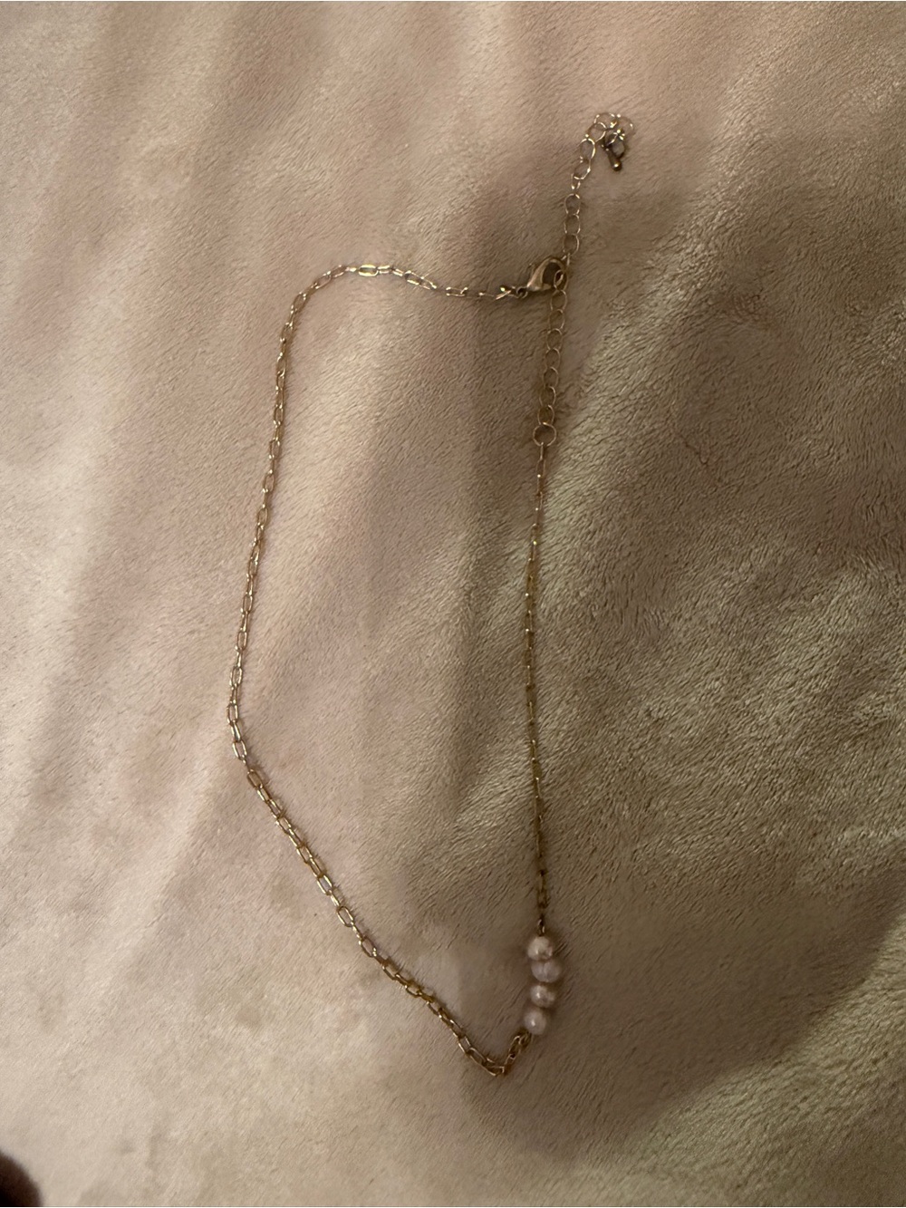 Handmade Gold Pearl Accent Women's Necklace